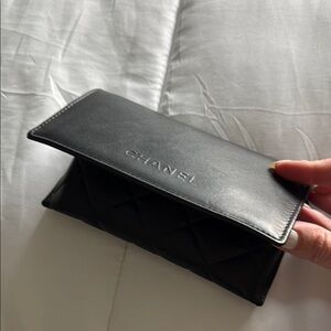 Chanel Black Quilted Wallet